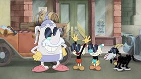 Screenshots from the 2022 Netflix cartoon Joyride