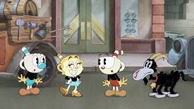 Screenshots from the 2022 Netflix cartoon Joyride