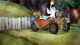 Screenshots from the 2022 Netflix cartoon Joyride