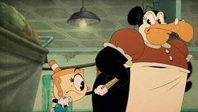 Screenshots from the 2022 Netflix cartoon Dance With Danger