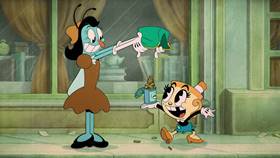 Screenshots from the 2022 Netflix cartoon Dance With Danger