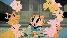 Screenshots from the 2022 Netflix cartoon Dance With Danger