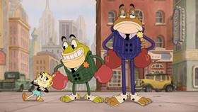 Screenshots from the 2022 Netflix cartoon Dance With Danger