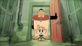 Screenshots from the 2022 Netflix cartoon Dance With Danger