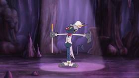 Screenshots from the 2022 Netflix cartoon The Devil & Ms. Chalice