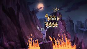 Screenshots from the 2022 Netflix cartoon The Devil & Ms. Chalice