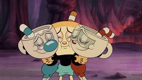 Screenshots from the 2022 Netflix cartoon The Devil & Ms. Chalice