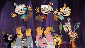 Screenshots from the 2022 Netflix cartoon The Devil & Ms. Chalice