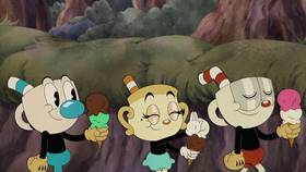 Screenshots from the 2022 Netflix cartoon The Devil & Ms. Chalice