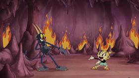 Screenshots from the 2022 Netflix cartoon The Devil & Ms. Chalice