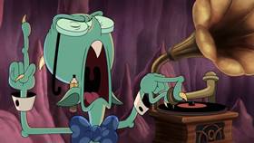 Screenshots from the 2022 Netflix cartoon The Devil & Ms. Chalice