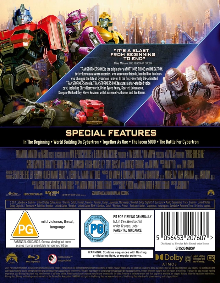 Transformers One - The Internet Animation Database