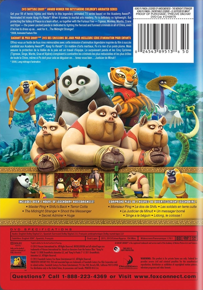 Kung Fu Panda Legends of Awesomeness The Midnight Stranger The