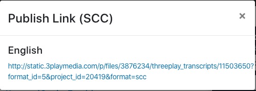 SCC caption format link