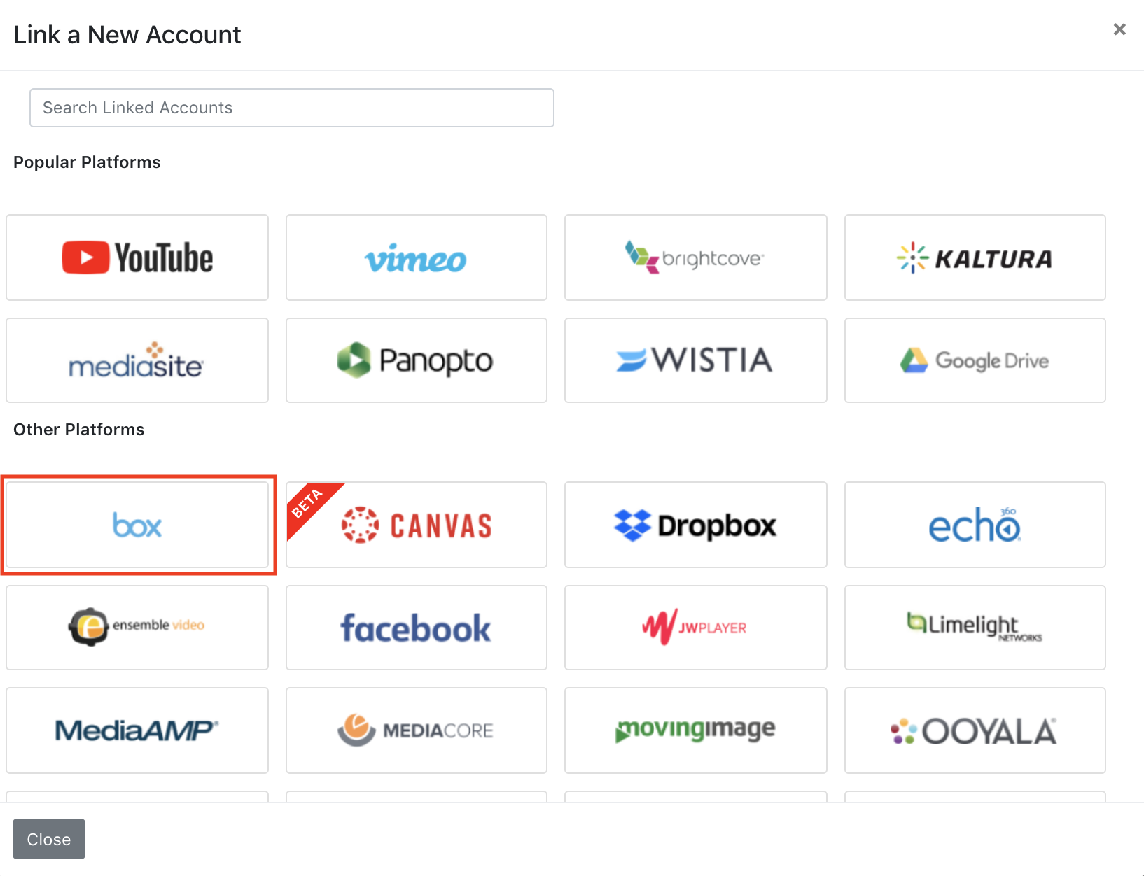 Linked Google Drive Account