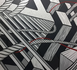 Interrupt wall graphic