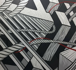 Interrupt wall graphic