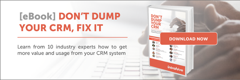 Introhive ebook - Don't Dump Your CRM