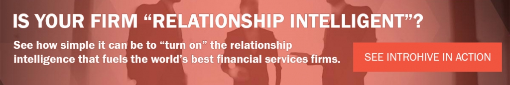 Is your financial services firm Relationship Intelligent?