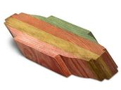 All Through Colored Wood