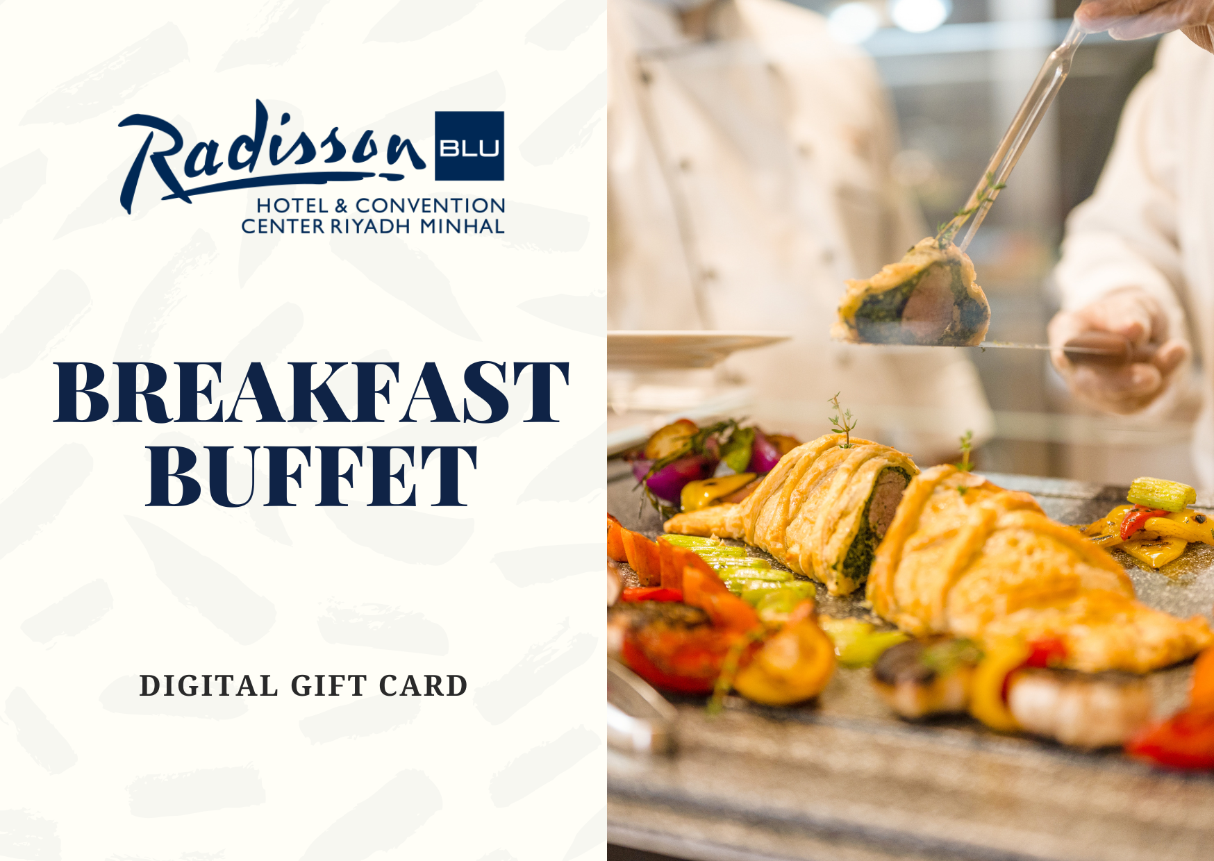 Radisson Blu Minhal Riyadh Breakfast Card - Resal, image size:1748x1240