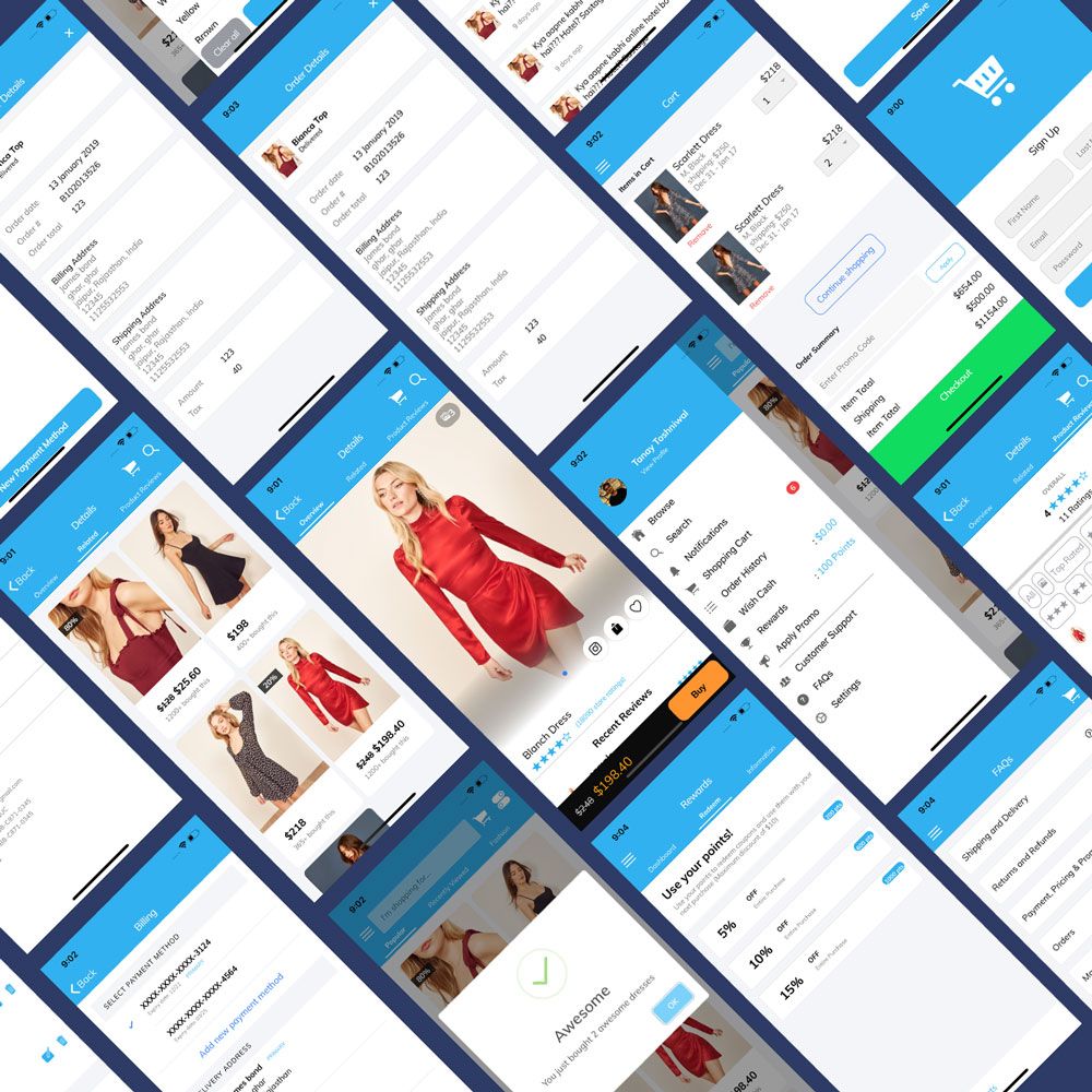 Ionic 4 Complete Shopping app with Woocommerce