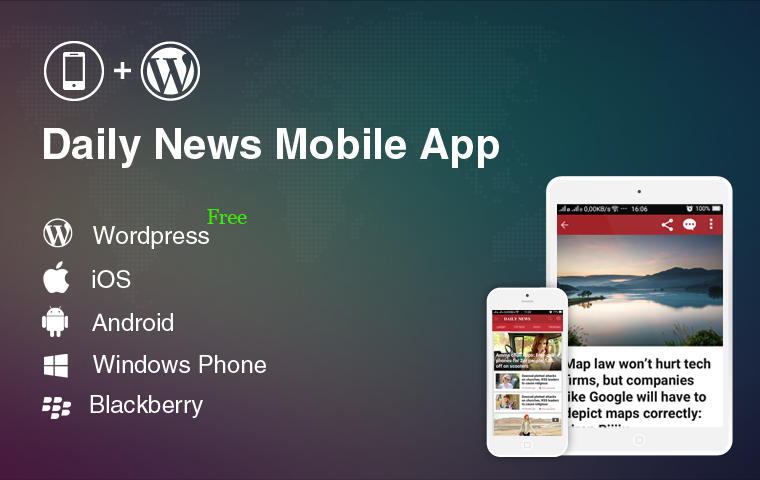 Full Android Ios Mobile Application For Wordpress Website
