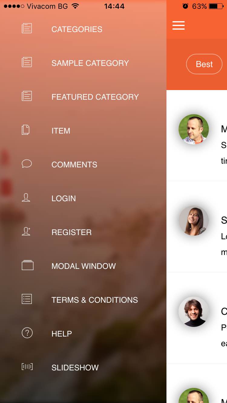 Invisiontheme Ionic Marketplace