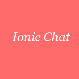Ionic 3 Chat