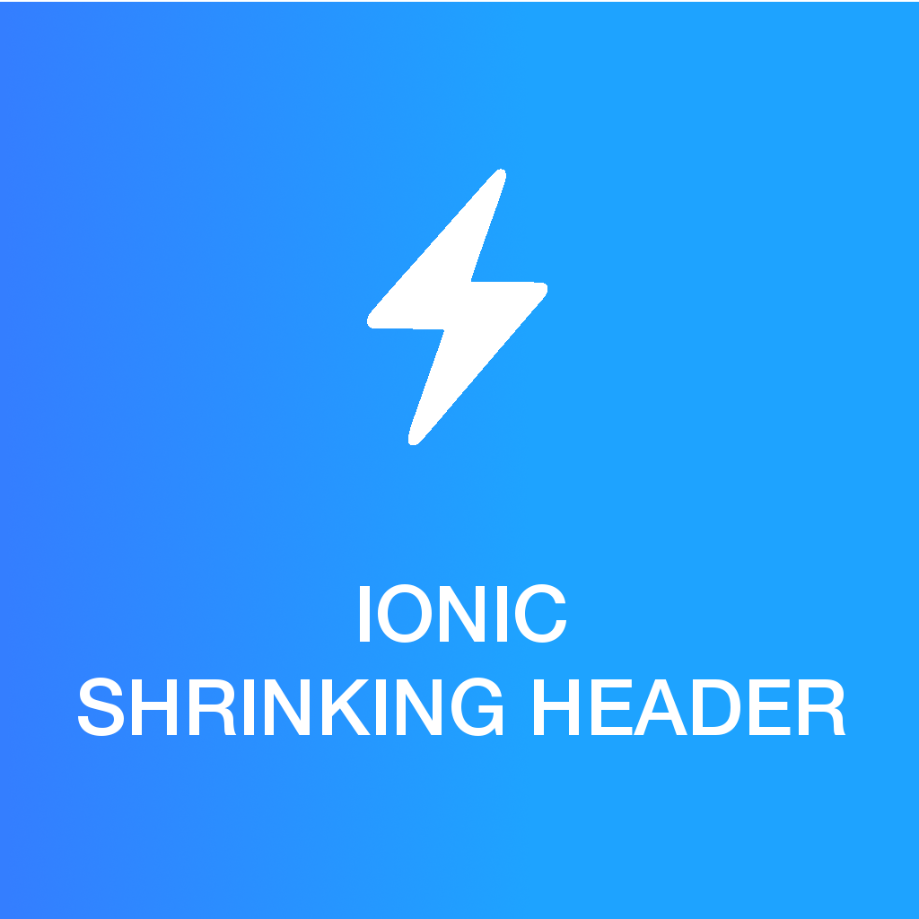 Ionic 2.x/3.x - Ionic Shrinking Header