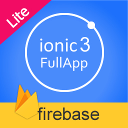 ionic 3 fullapp with firebase backend Lite Edition