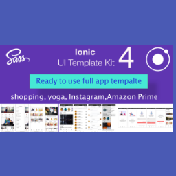 Ionic 4 UI Template Kit
