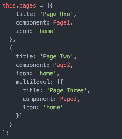 Ionic2-multilevel-sidemenu - Ionic Marketplace