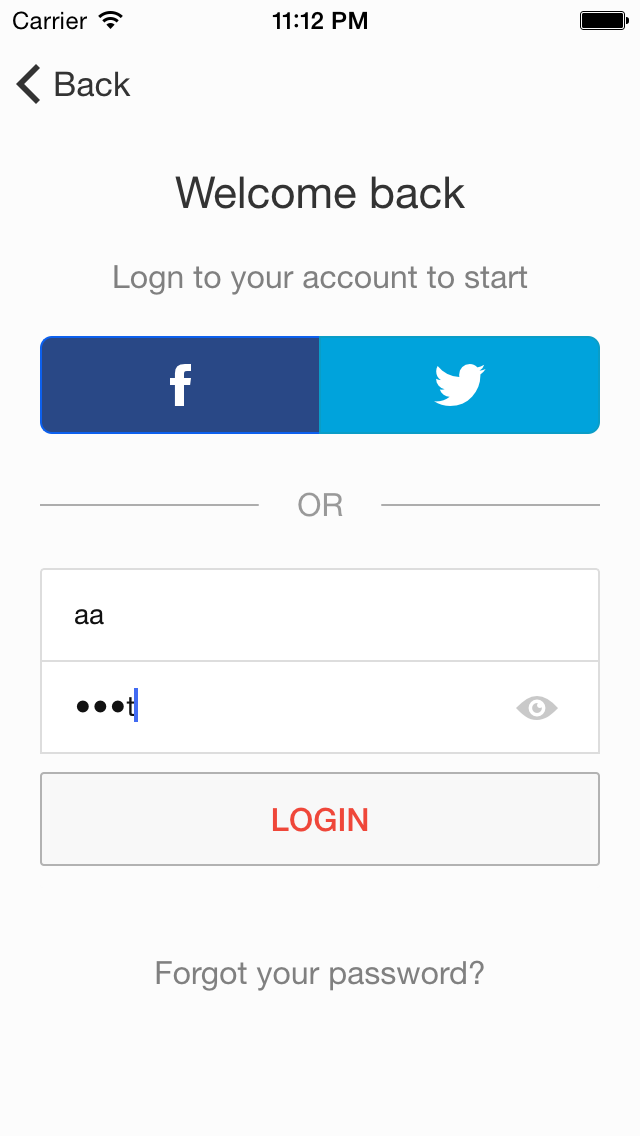 Login-three - Ionic Marketplace Marketplace Login