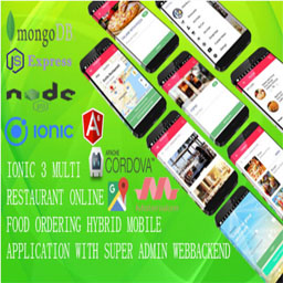 Multi Restaurant Mobile App /IONIC 3 MONGODB/ with MEAN Super Admin Webbackend /ANGULAR6, EXPRESS/