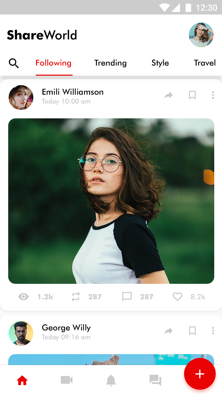 Social-app-with-video-story-chats-group-chats - Ionic Marketplace