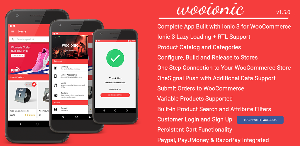 Wooionic Ionic 3 App For Woocommerce Ionic Marketplace
