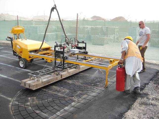 SR-120 Stamped Asphalt