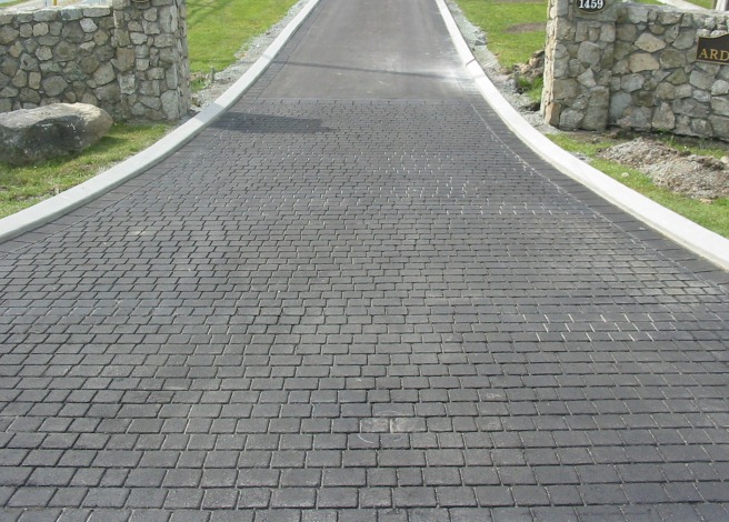StreetPrint Stamped Asphalt Driveway