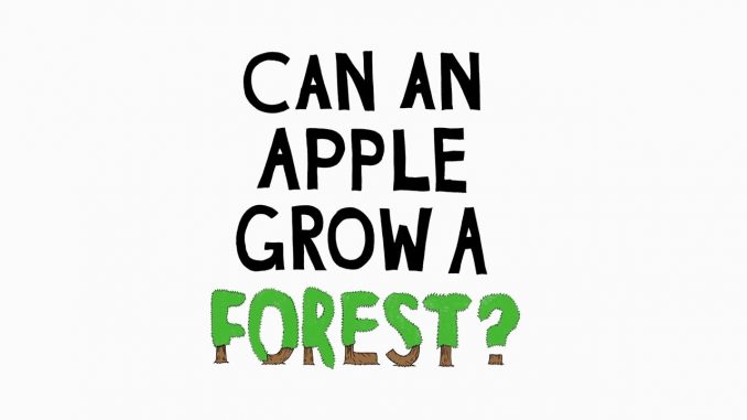 Earth Day 2017 — Can an apple grow a forest? — Apple