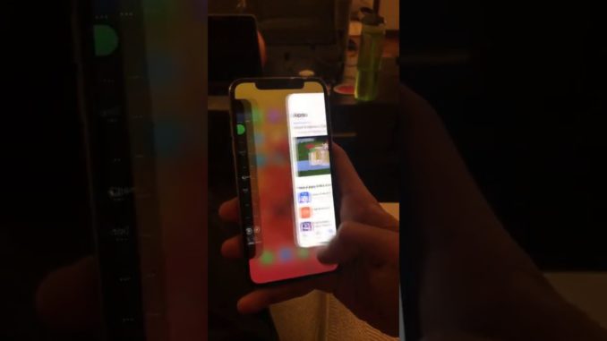 App Switching on the iPhone X