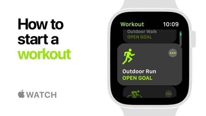 Apple Watch Series 4 — How to Start a Workout — Apple