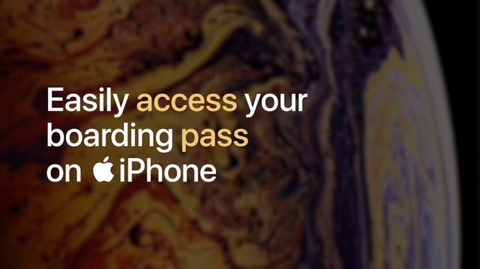 iPhone — Easily access your boarding pass — Apple