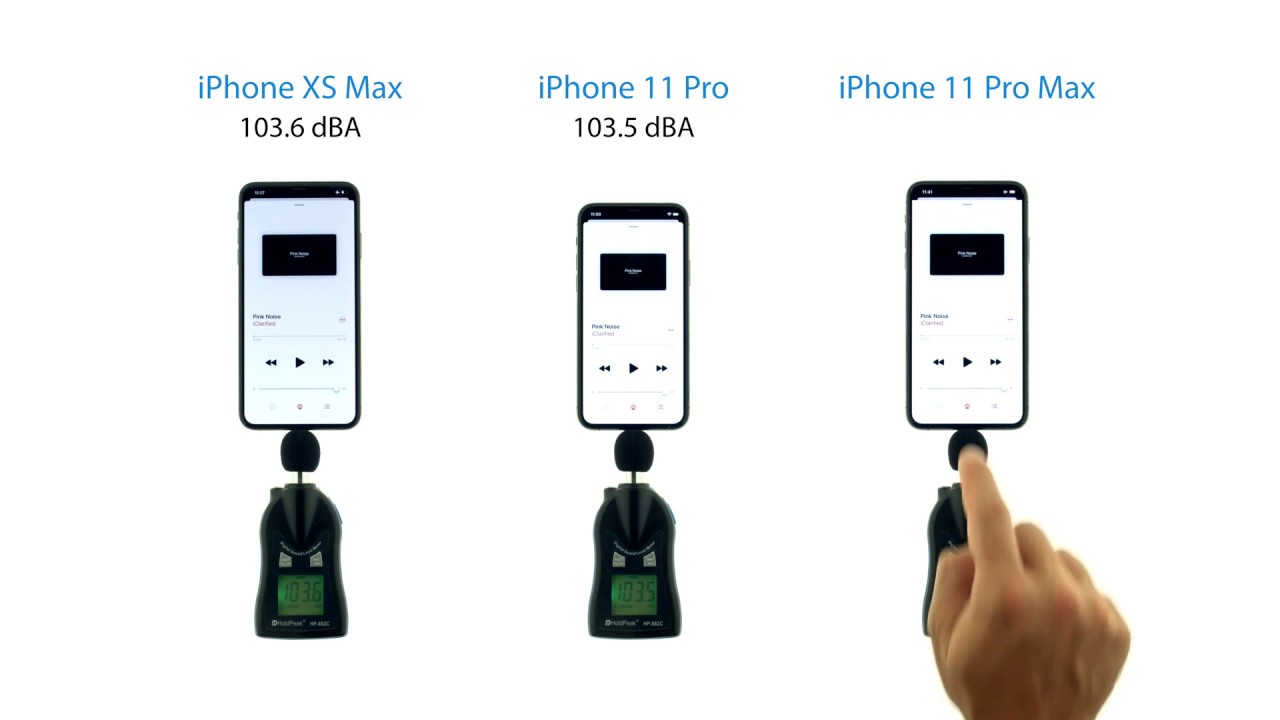 Speaker Volume Test: iPhone 11 Pro Max 