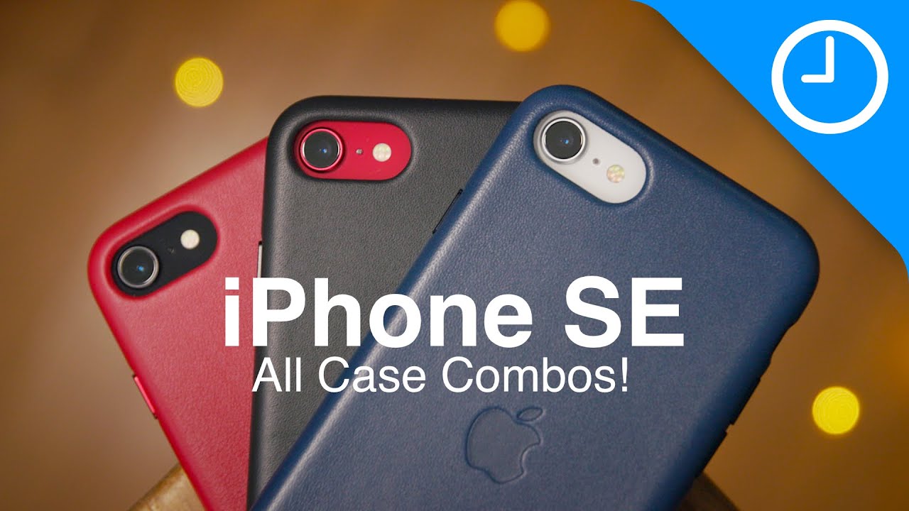 Handson all official iPhone SE case color combinations (18