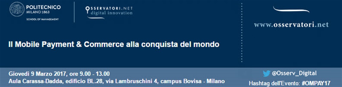 IL MOBILE PAYMENT & COMMERCE ALLA CONQUISTA DEL MONDO