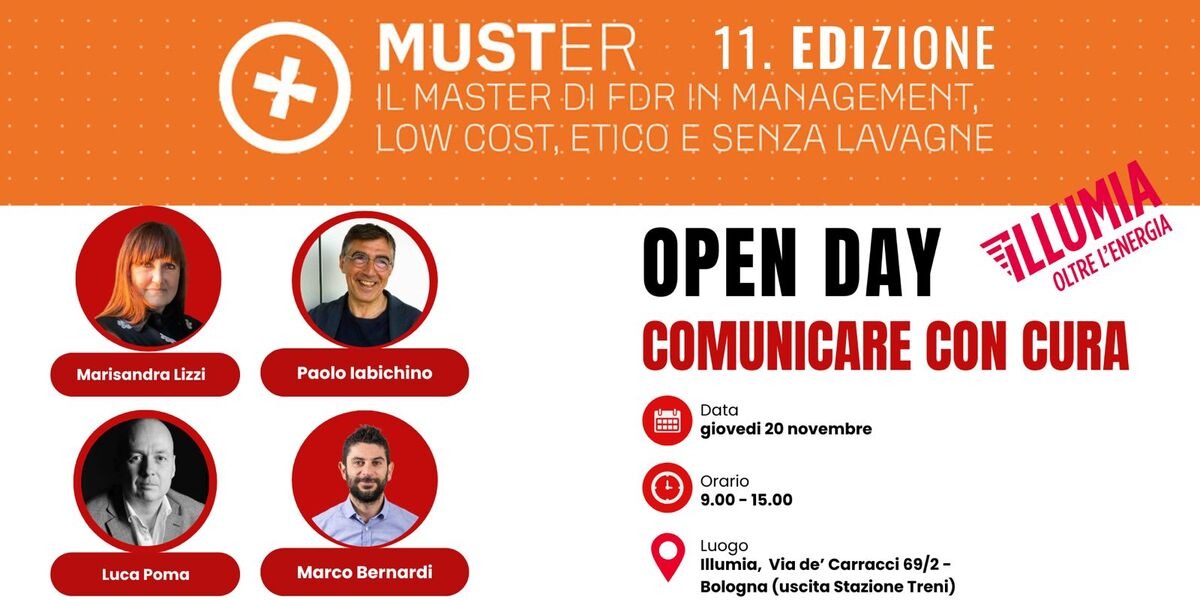 MUSTER | Bologna 20 novembre 2025 | Comunicare con Cura