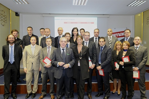 Un gruppo di finalisti del Premio Innovazione ICT