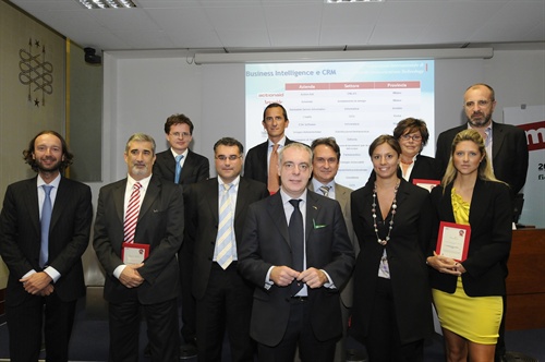 Un gruppo di finalisti del Premio Innovazione ICT