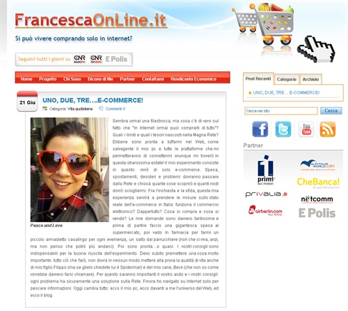 homepage francescaonline.it